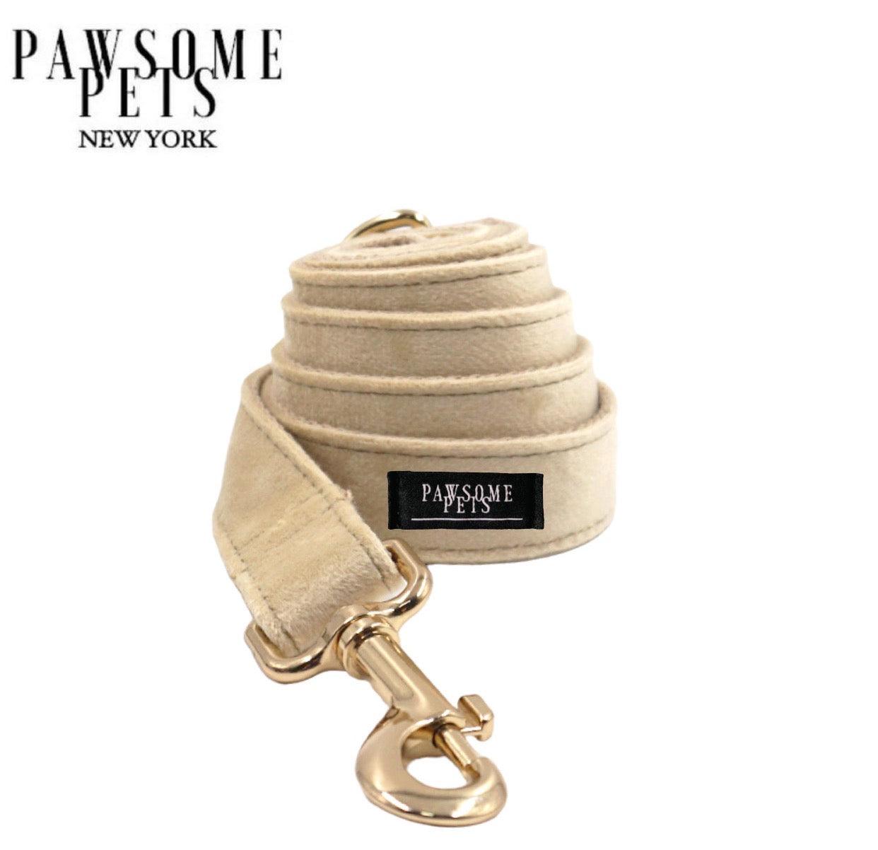 LEASH - KHAKI - Pawsomepetsnewyork