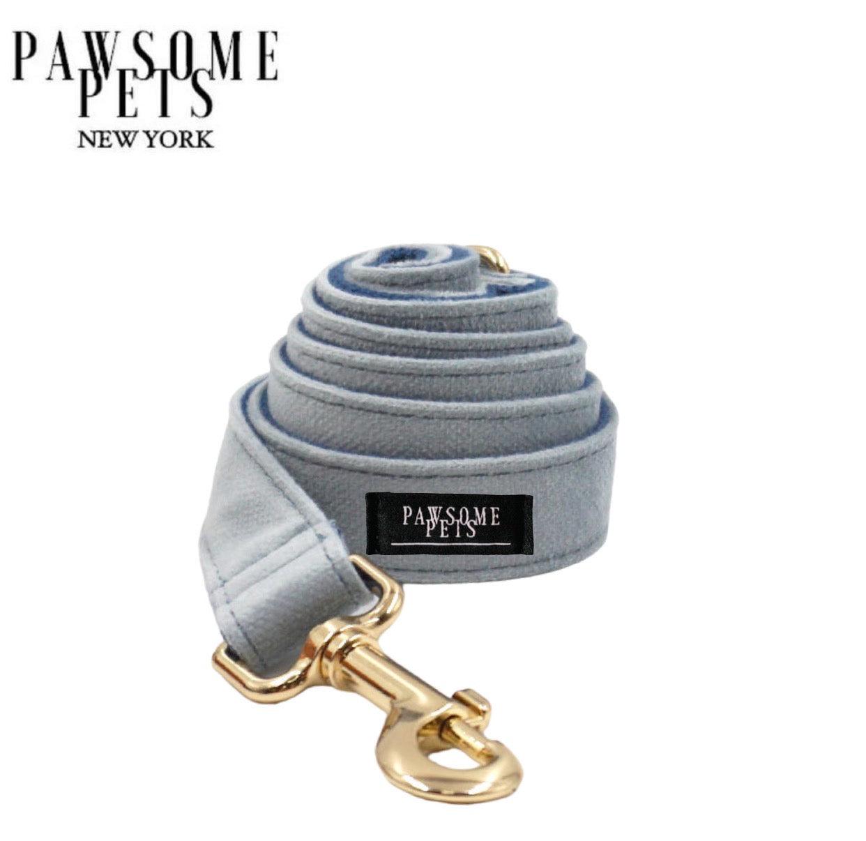 LEASH - SILVER GREY - Pawsomepetsnewyork