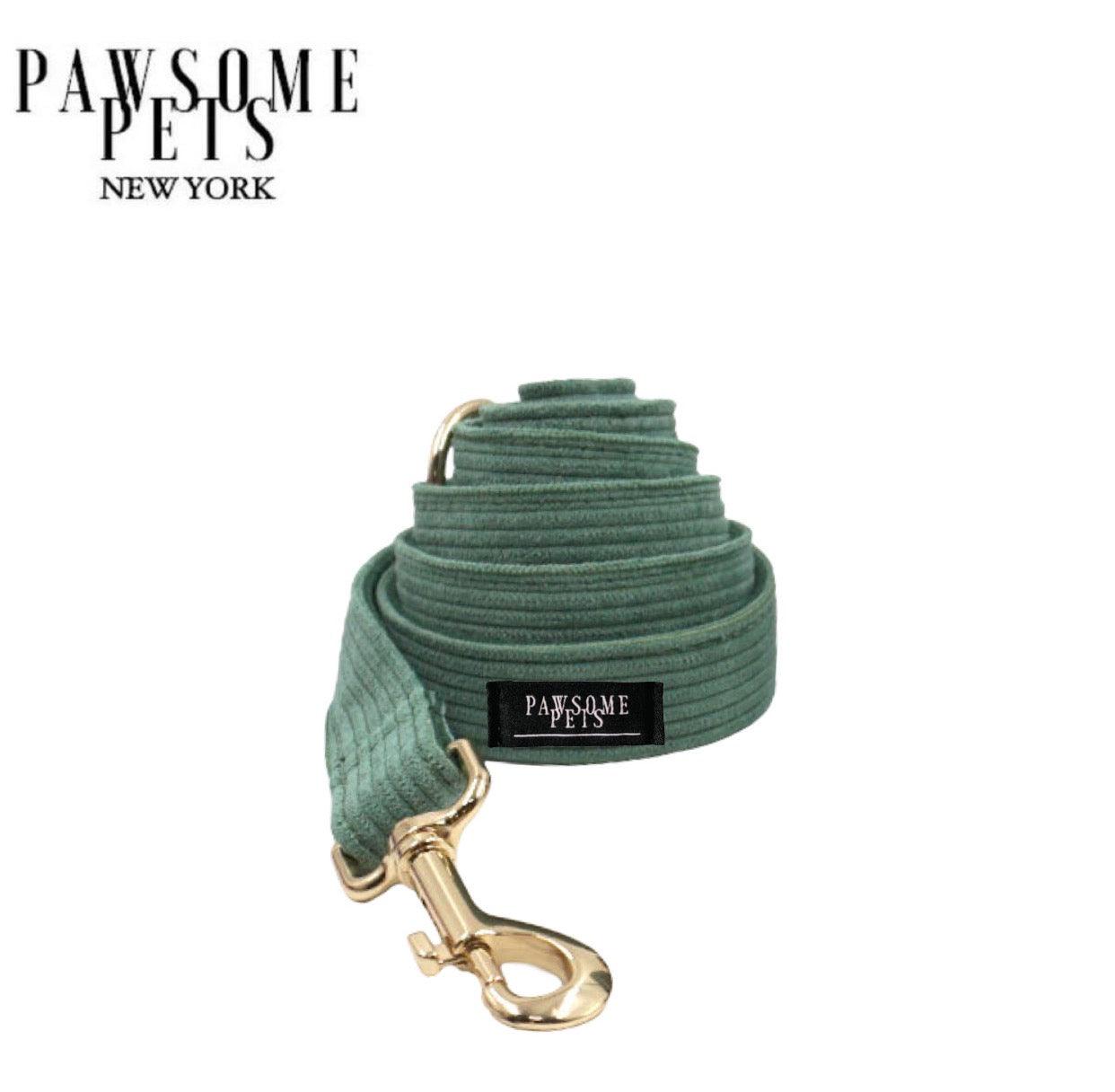 LEASH - OLIVE GREEN - Pawsomepetsnewyork