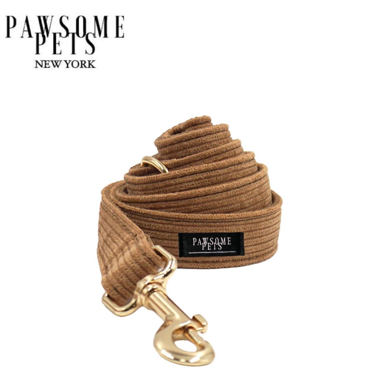 LEASH - BROWN - Pawsomepetsnewyork
