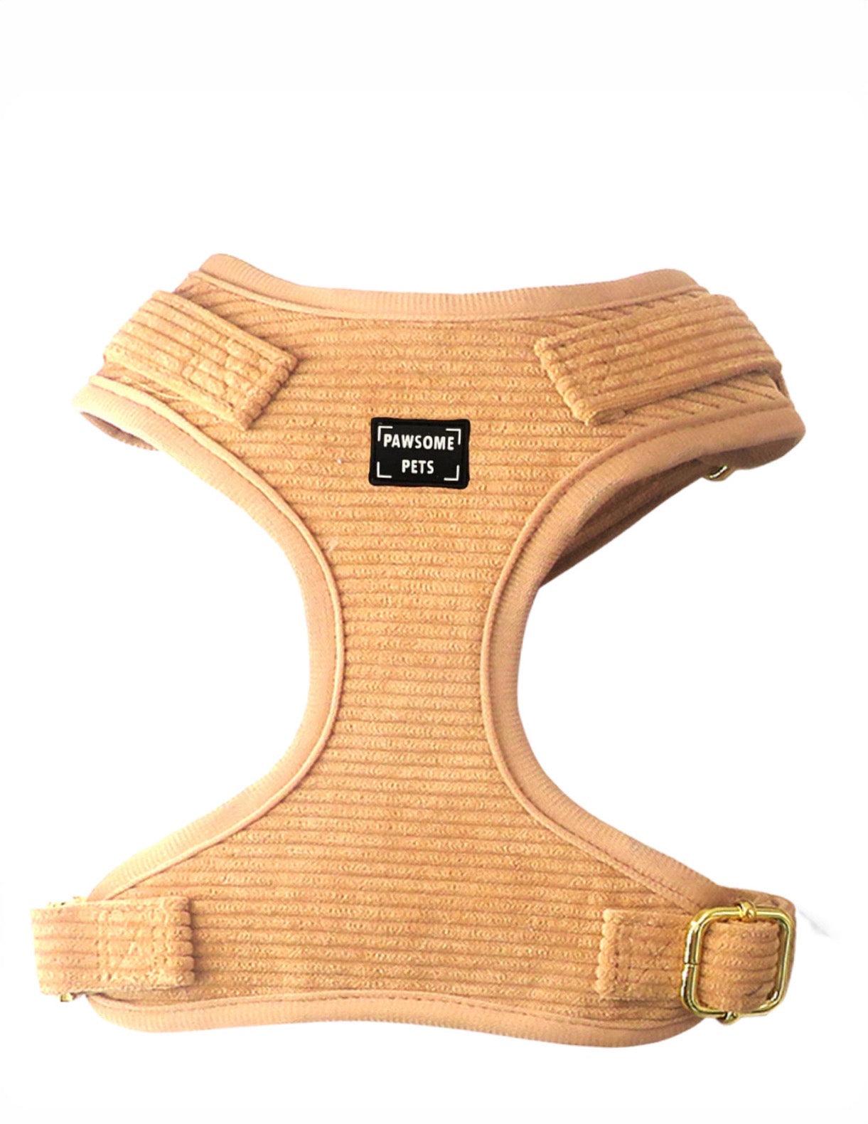 ADJUSTABLE HARNESS - KHAKI - Pawsomepetsnewyork