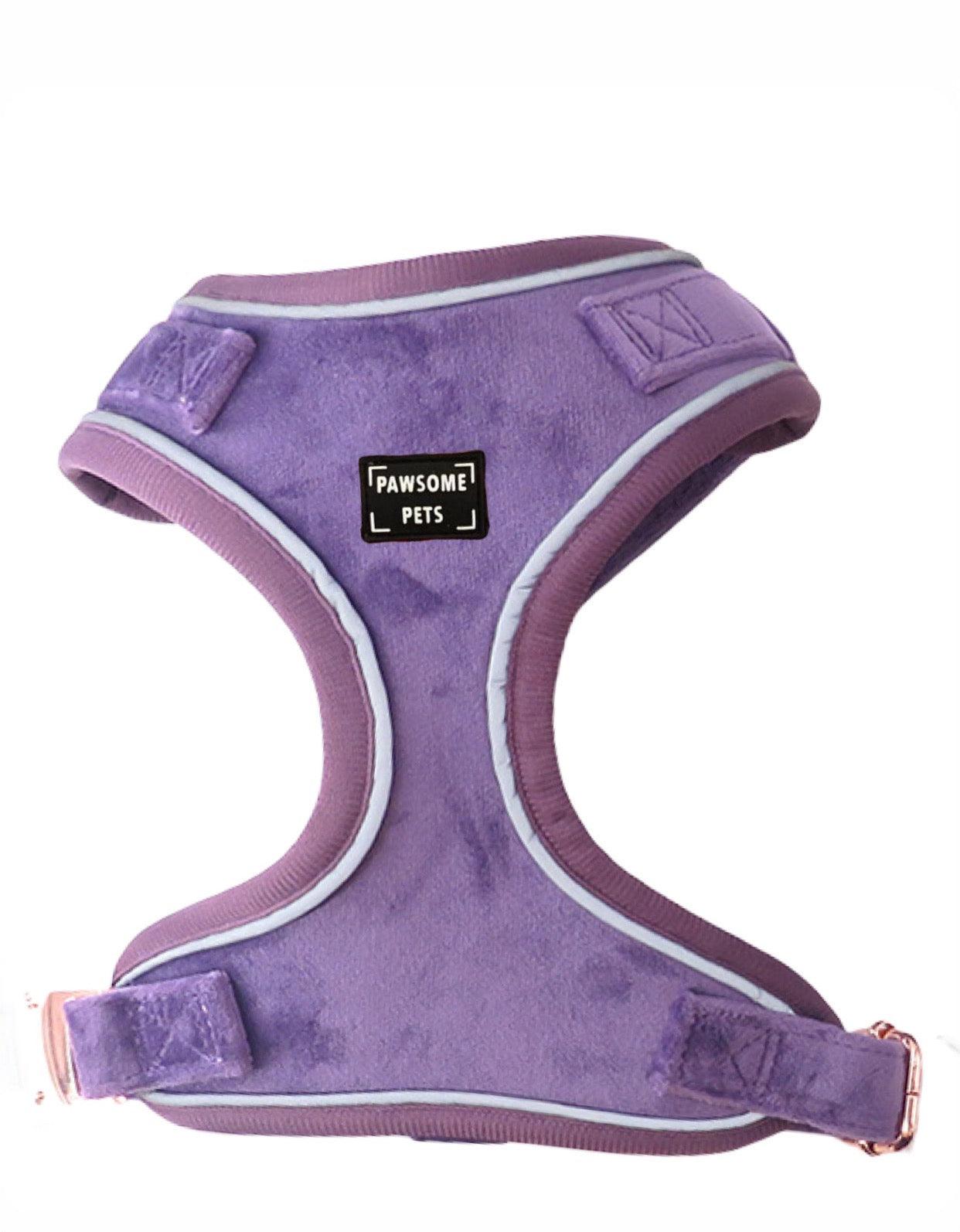 ADJUSTABLE HARNESS - LILAC - Pawsomepetsnewyork
