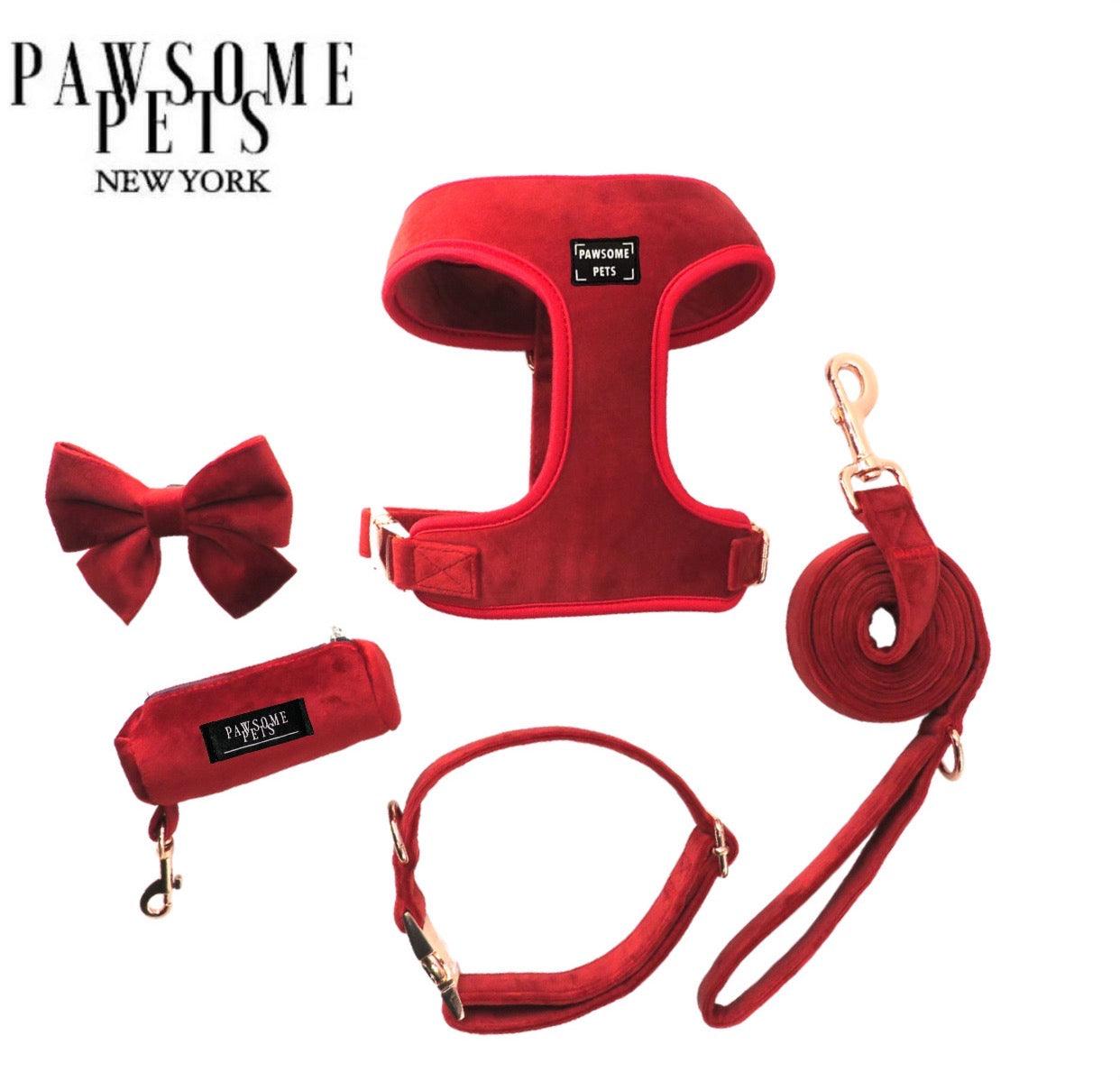 BUNDLE - ROSE RED - Pawsomepetsnewyork