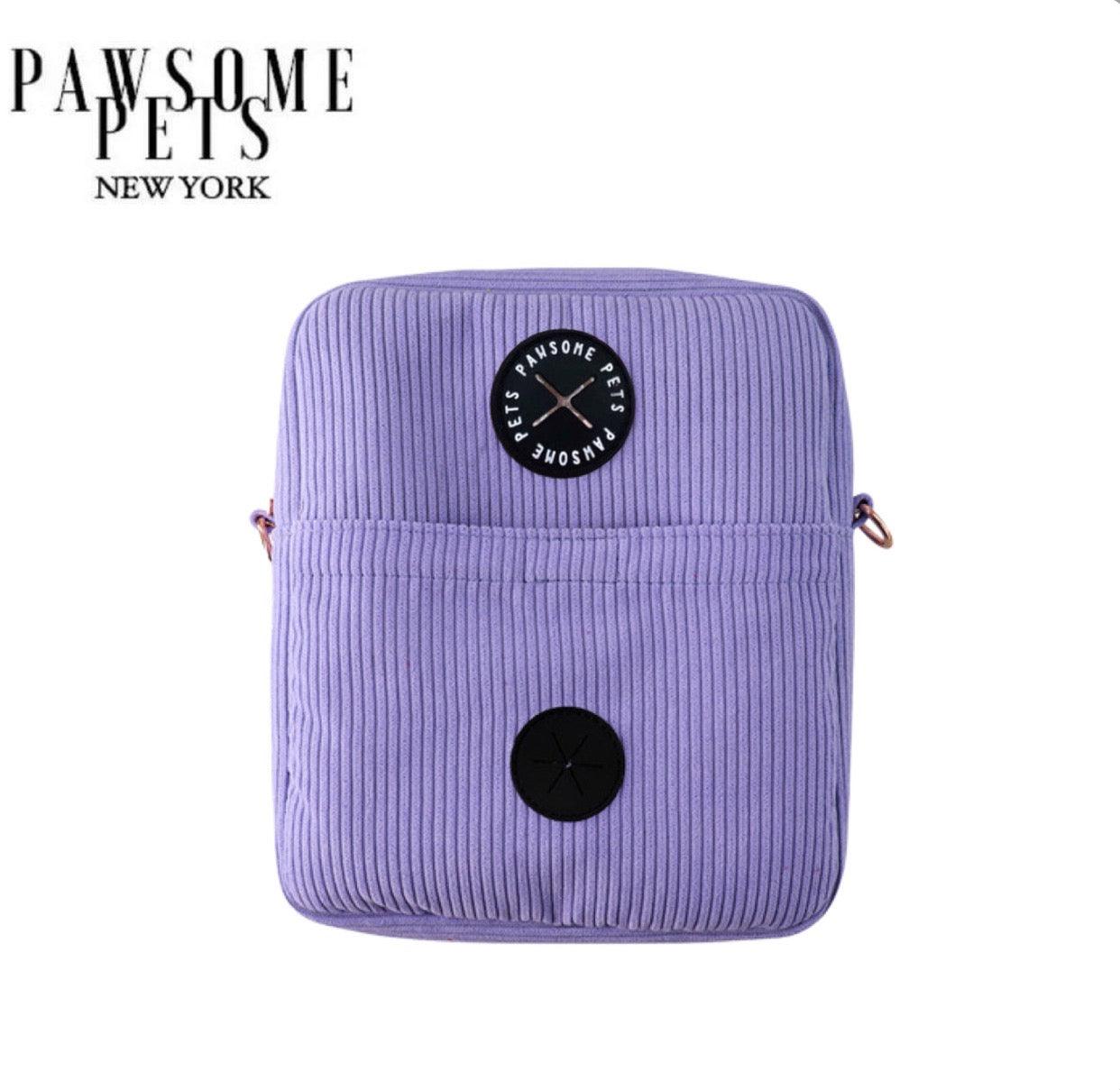 CROSSBODY TREAT BAG - PURPLE - Pawsomepetsnewyork