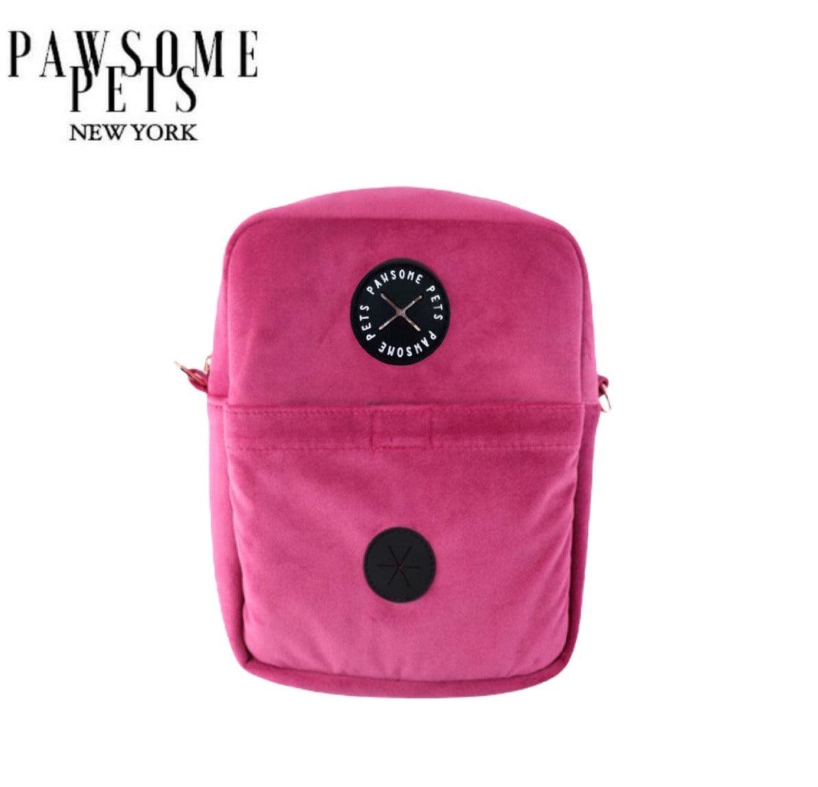 CROSSBODY TREAT BAG - PINK - Pawsomepetsnewyork