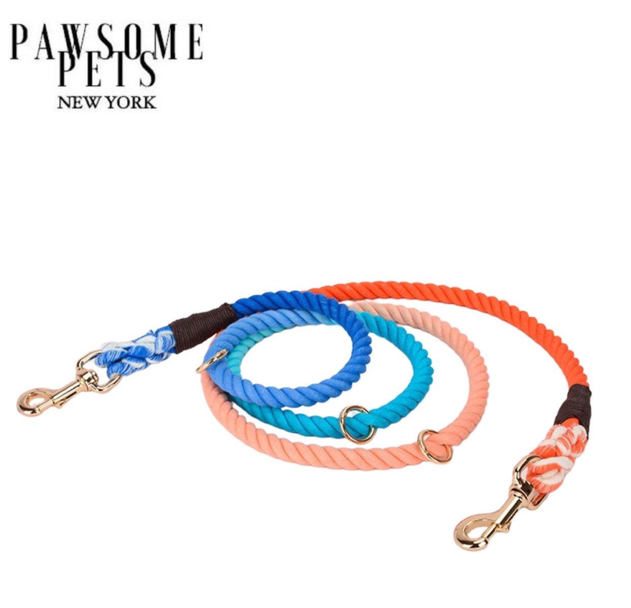 HANDS FREE DOG ROPE LEASH - SUNNY DAZE - Pawsomepetsnewyork
