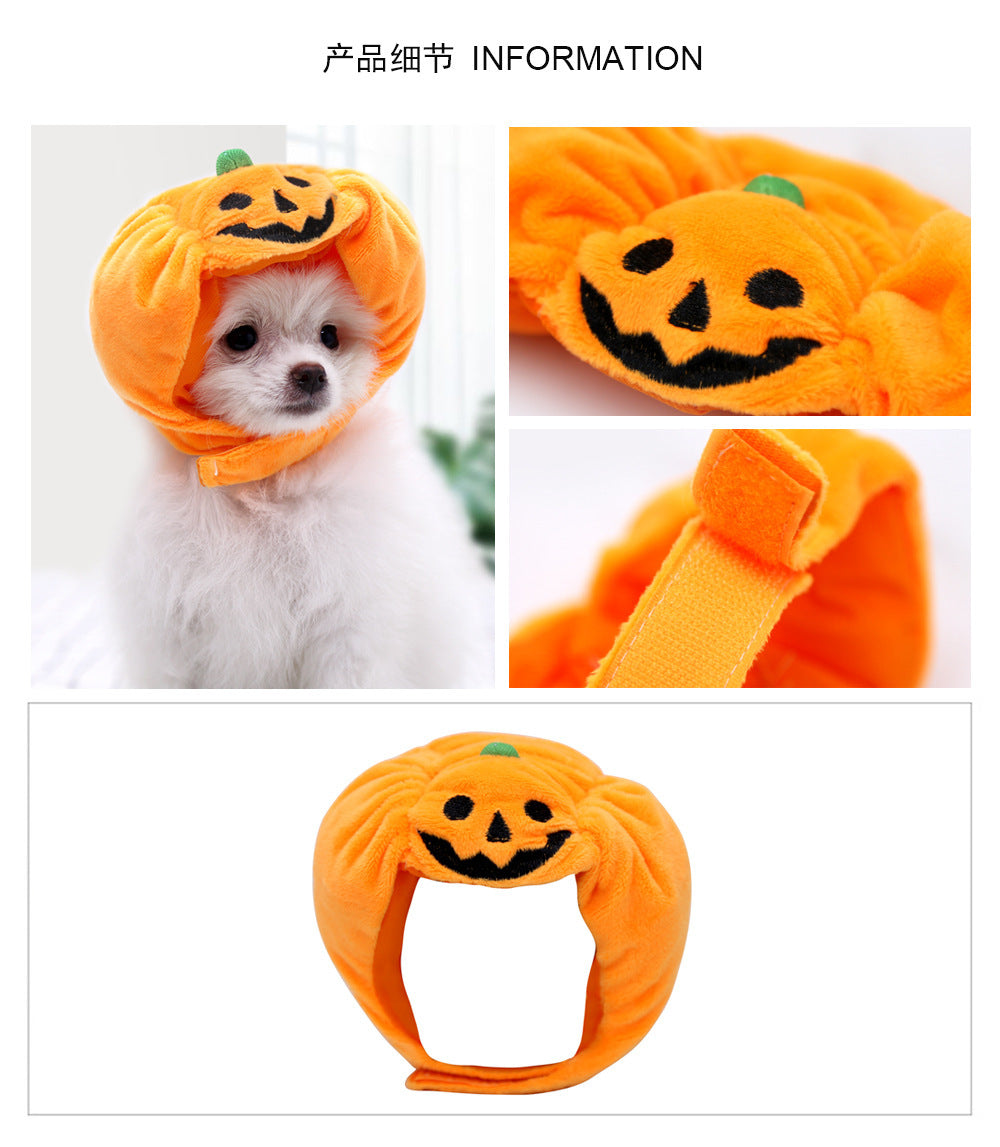 Pumpkin Halloween Costume Pets Hats