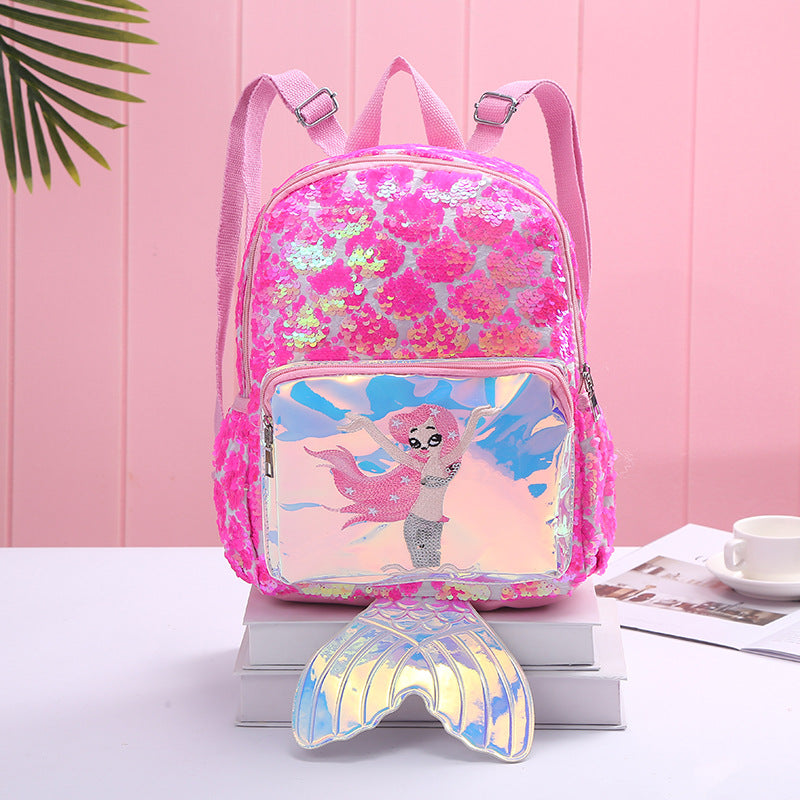 HOT SALE Own Design Mermaid Bag for Girl School