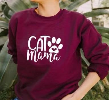 CAT MAMA Sweater Gift For Cats Lover CAT Mom Gift- Cats Mom Sweater - Cats Mom Gift -Cats  Lover