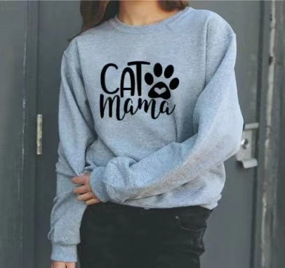 CAT MAMA Sweater Gift For Cats Lover CAT Mom Gift- Cats Mom Sweater - Cats Mom Gift -Cats  Lover