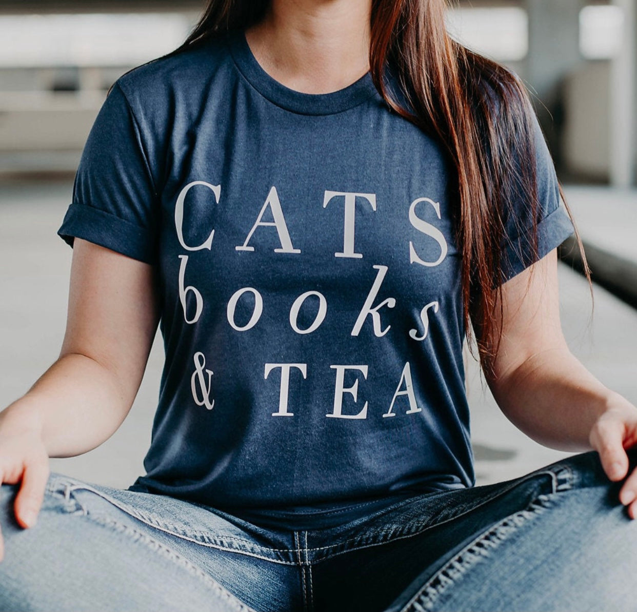 Cats & coffee &Jesus - Cats & Books &Tea Fur Mama T shirt Gift For Cats Lover Dog Mom Shirt - Cats Mom Sweater - Cats Mom Gift -Cats  Lover