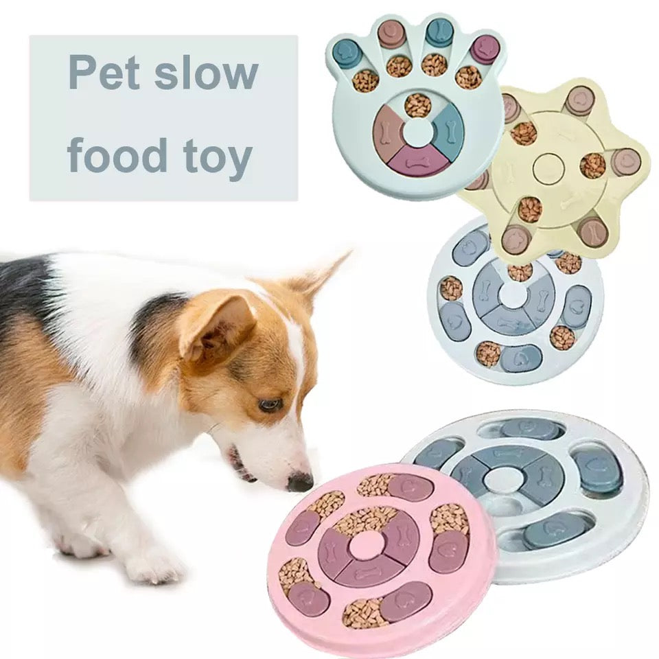 New Interactive Toy IQ Training Pets Slow Feeder Bowl Puzzle Eating Toys for Dogs and Cats