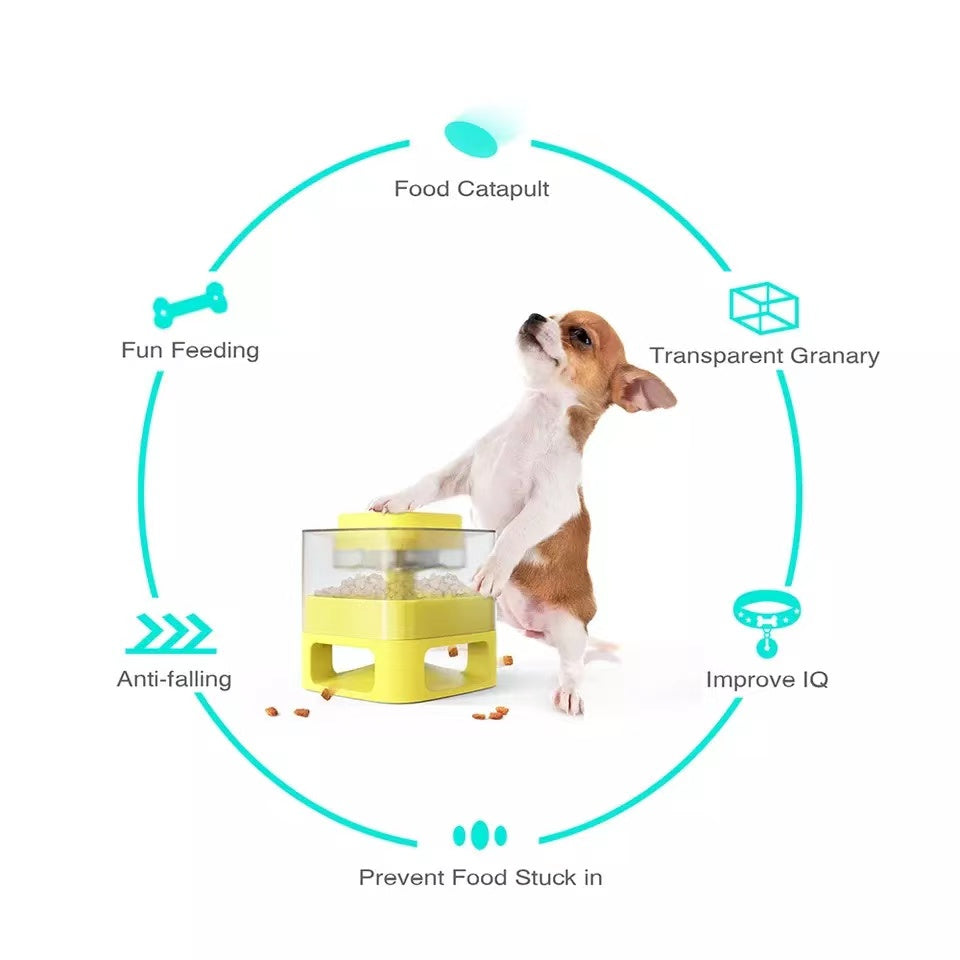 Interactive Pets Leaking Toy Original Funny Pets Food Feeder Dispenser Slow Food Feeding Container Toy for Pets Products