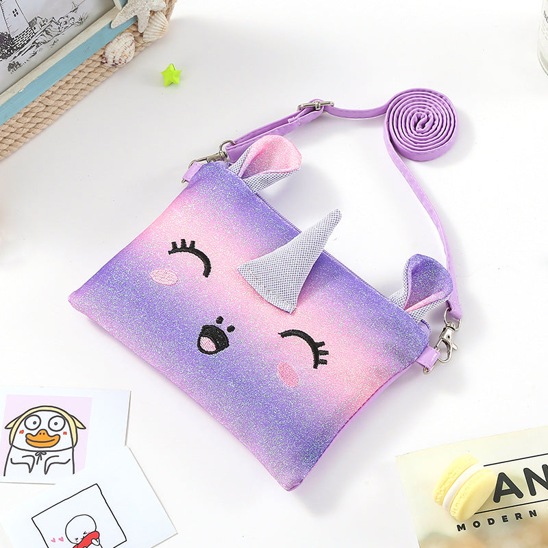 HOT SALE Own Design Unicorn Girls Bag - Cross Body Bag