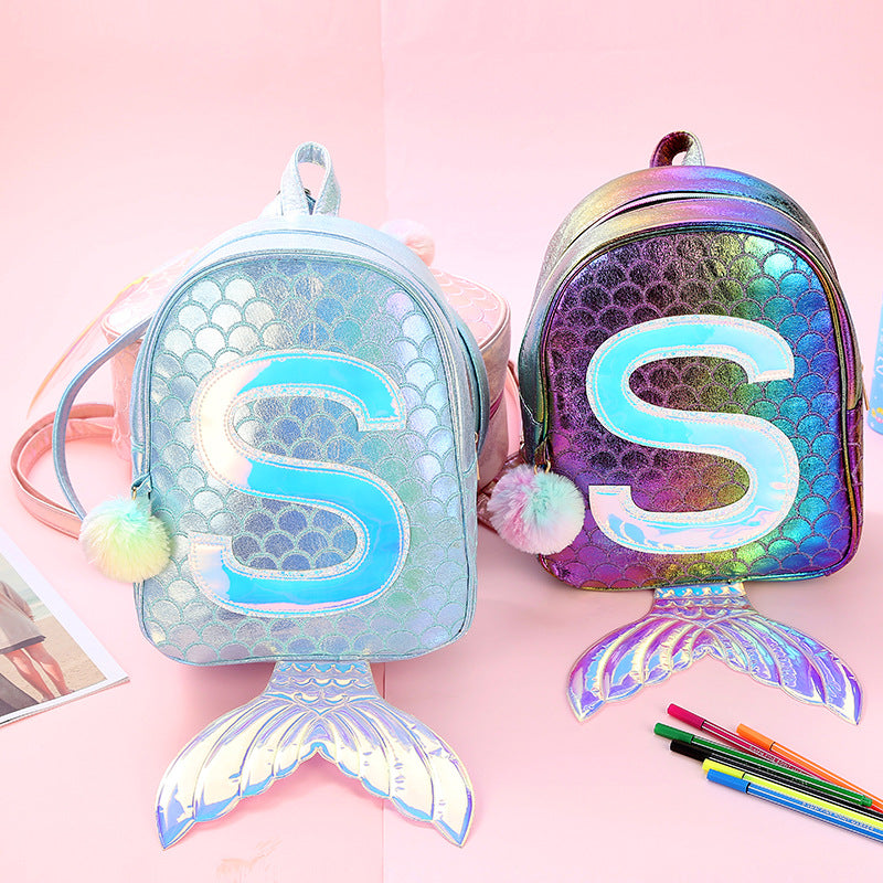 HOT SALE Own Design Mermaid Girls Bag-Backpack