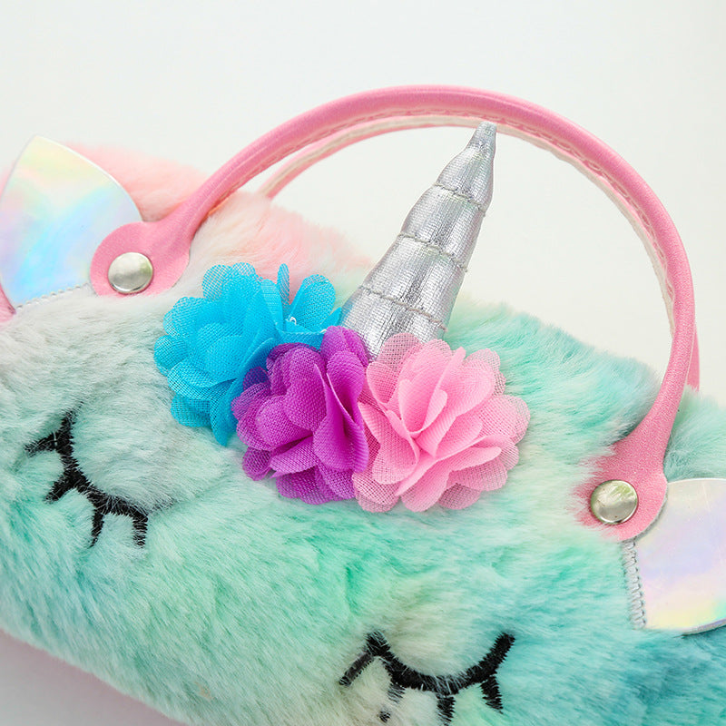 HOT SALE Own Design Unicorn Glasses bag Girls Bag