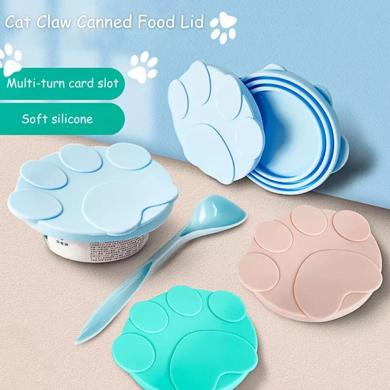 3 In 1 Reusable Pet Food Can Cover Silicone Dogs Cats Storage Tin Cap Lid Seal Cover Pet Supplies Suitable For 8.9cm/7.3cm/6.5cm