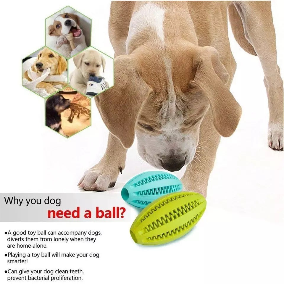 Pet Dog Toys Extra-tough Rubber Jump Toy Interactive Elasticity Ball Dog Chew Toys For Dog Tooth Cleaning Treat Ball