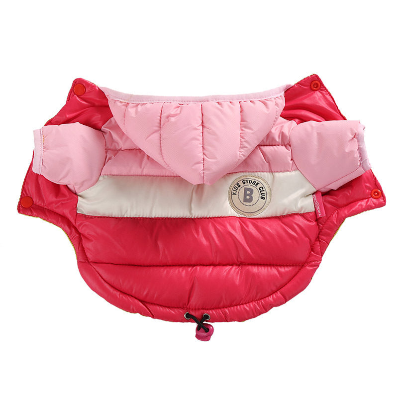 Waterproof Dog and Cat Clothes Pet Jacket Winter Warm Vest