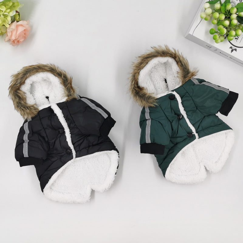 Waterproof Dog and Cat Clothes Pet Jacket Winter Warm Vest