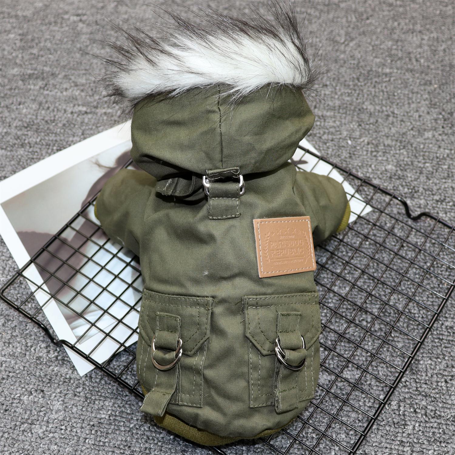 Waterproof Dog and Cat Clothes Pet Jacket Winter Warm Vest