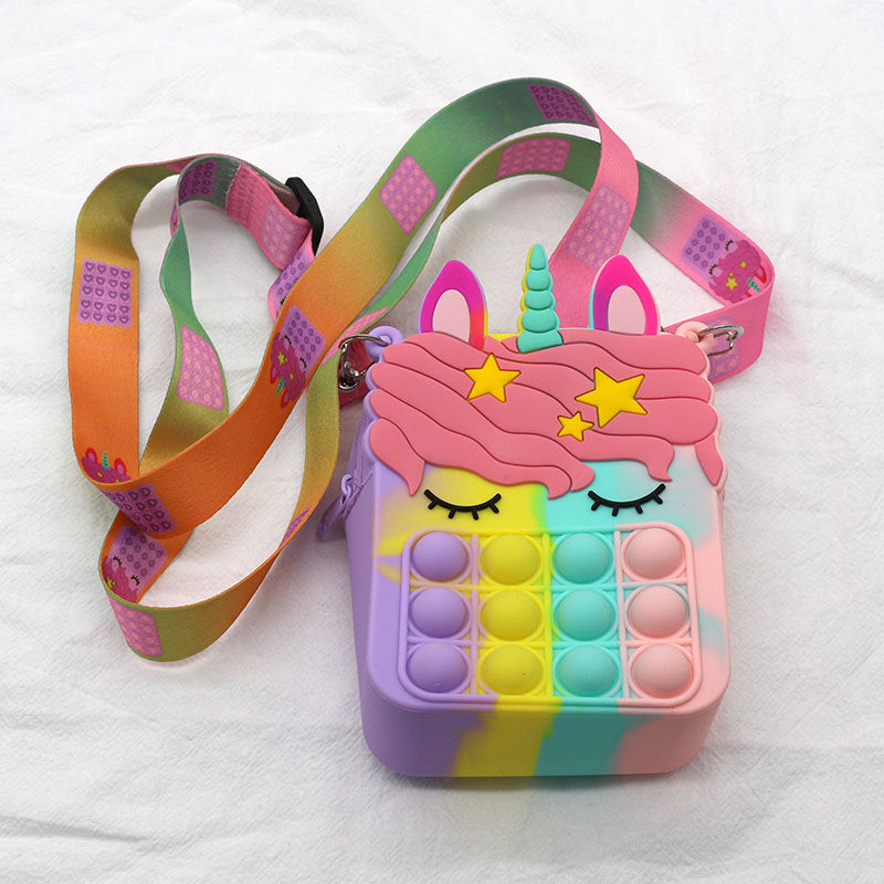 Push Pop Fidget Sensory - Unicorn Cross Body Bag collection