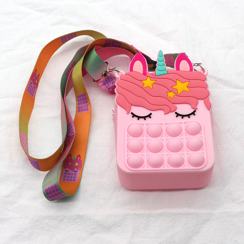 Push Pop Fidget Sensory - Unicorn Cross Body Bag collection