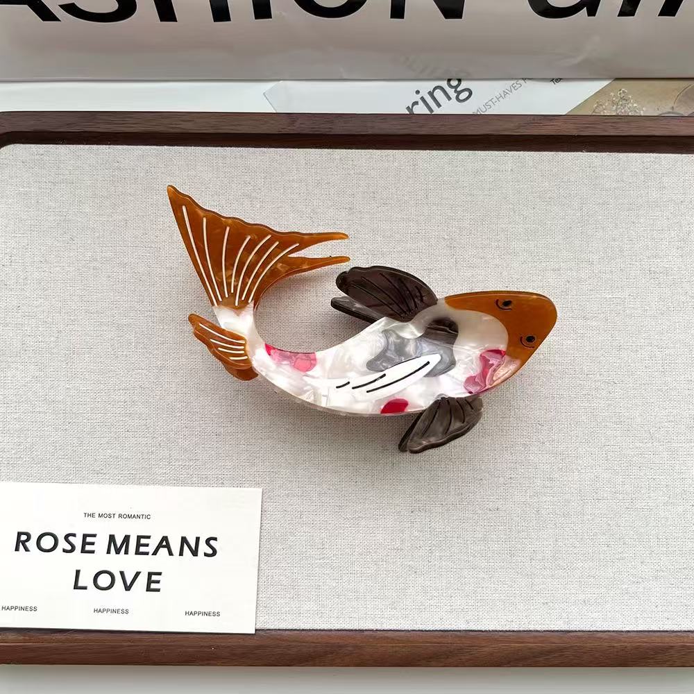 PAWSOME PETS NEW YORK Hand-painted OCEAN Claw Hair Clip | Eco-Friendly