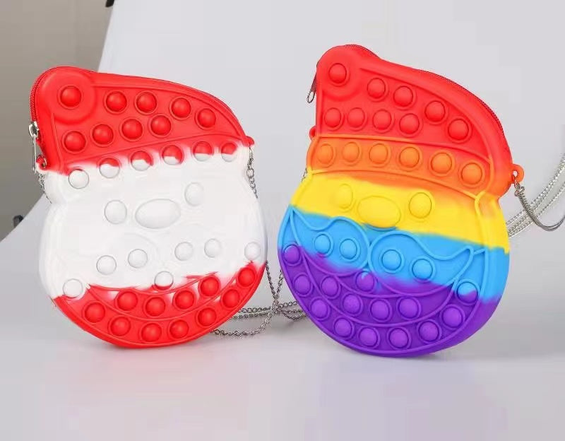 Push Pop Fidget Sensory -Christmas Cross Body Bag collection