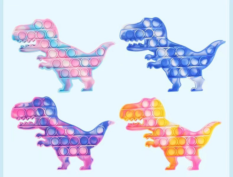 Push Pop Fidget Sensory - Mixed Colors Dinosaurs collection