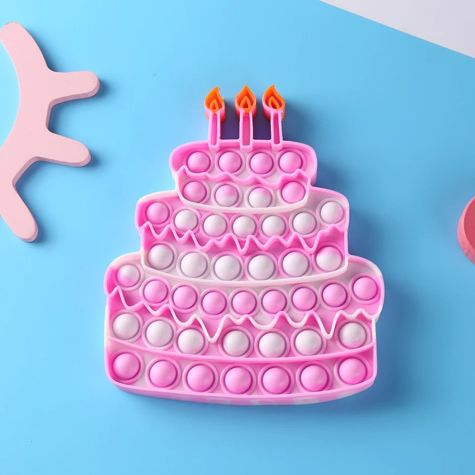 Push Pop Fidget Sensory -Birthday Cake collection