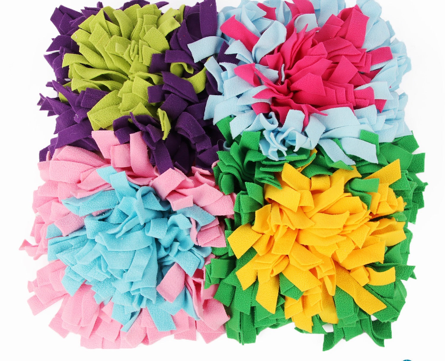 Pets Puzzle Toys Snuffle Mat-Multi Colors Mixed