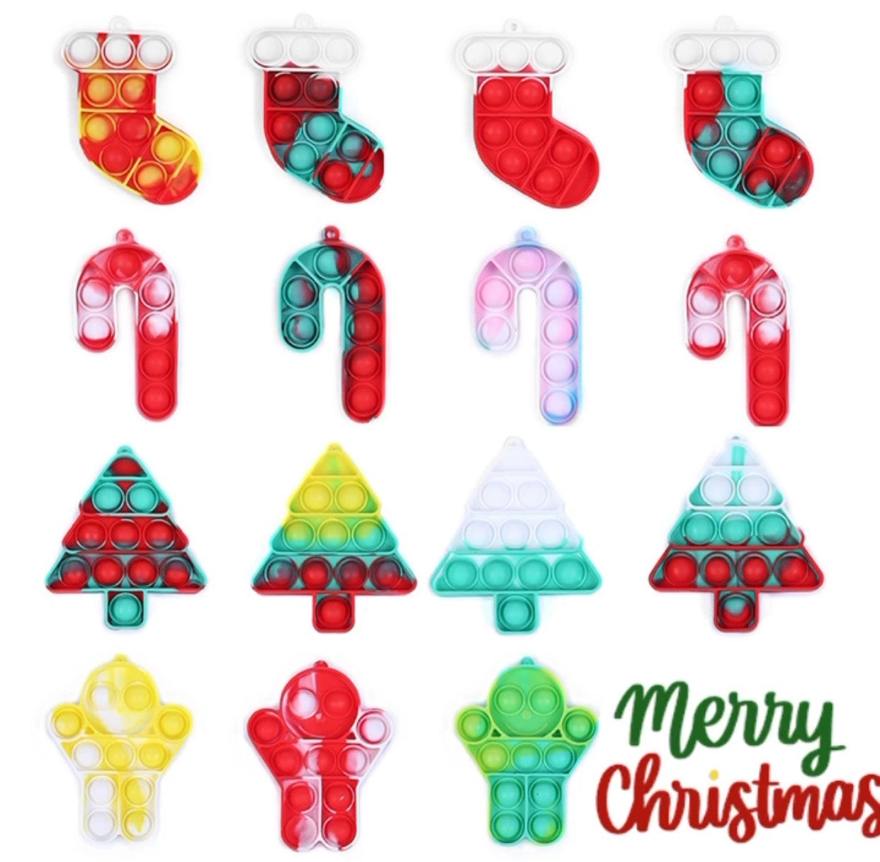 Push Pop Fidget Sensory -Christmas Edition collection