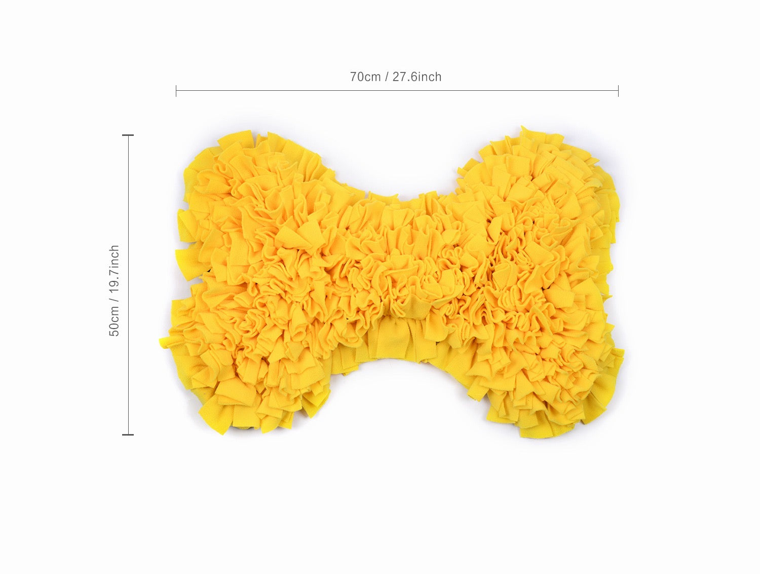 Pets Puzzle Toys Snuffle Mat-Yellow Bone