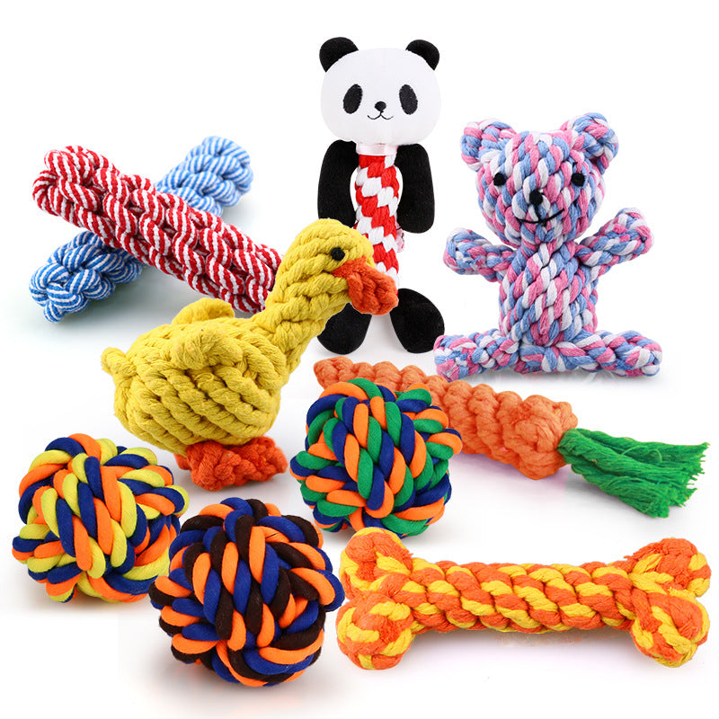 Squeaky Toy Chew Toy Pet Plush Toy Cute Teething Toy