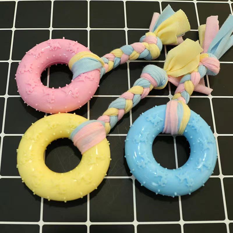 Squeaky Toy Chew Toy Pet Plush Toy Cute Teething Toy