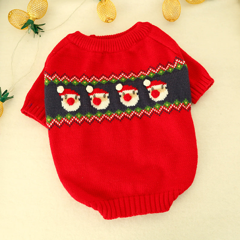 Pets Sweater Clothes Casual / Daily Christmas Winter Dog Clothes Puppy Clothes Pets Outfits Costume