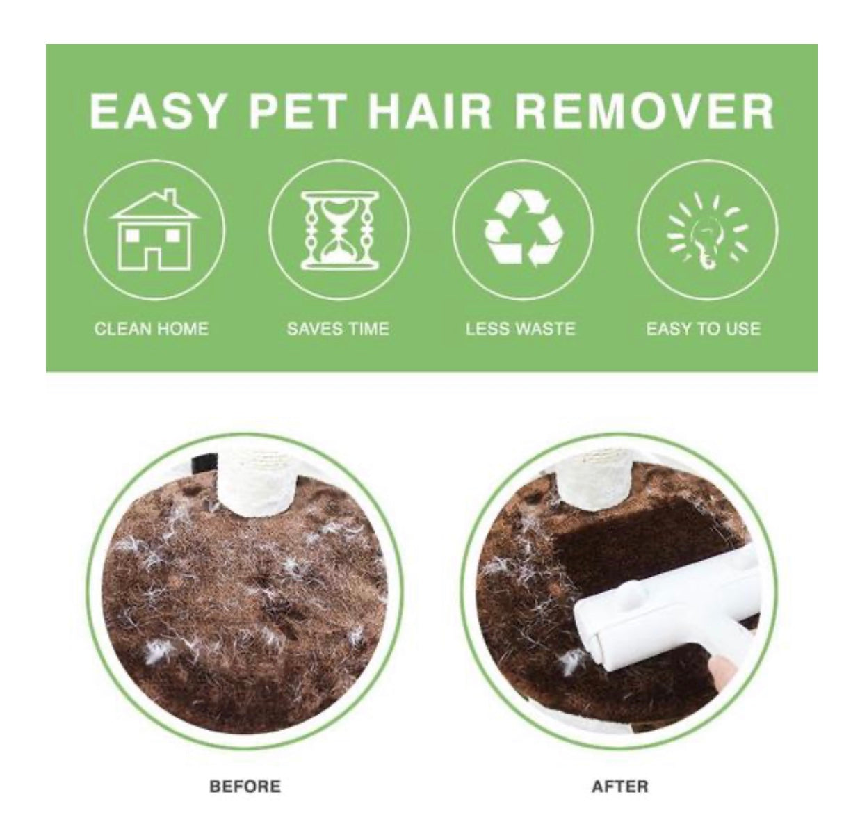 Easy Pet Hair Remover Roller