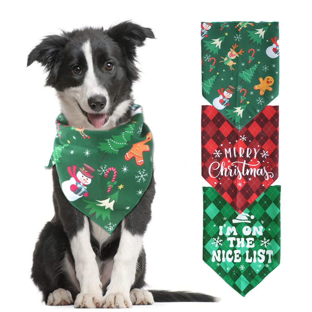 HOT SALES Pets bibs Christmas Pets Bibs Limited Edition