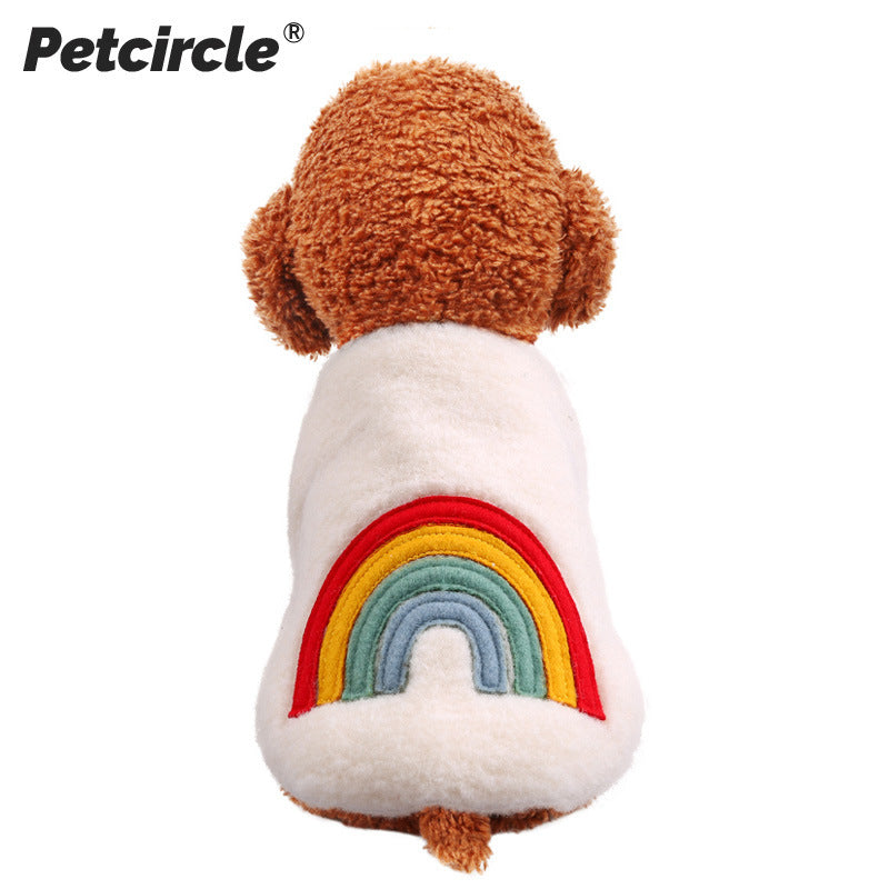 Halloween Pet Cosplay Costume Cat & Dog Outfits-Rainbow Love