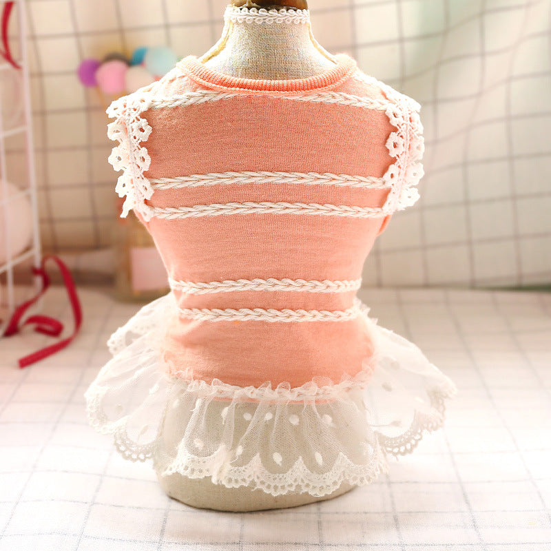 Elegant Dress Beautiful Princess Dress for Pets Casual Wear