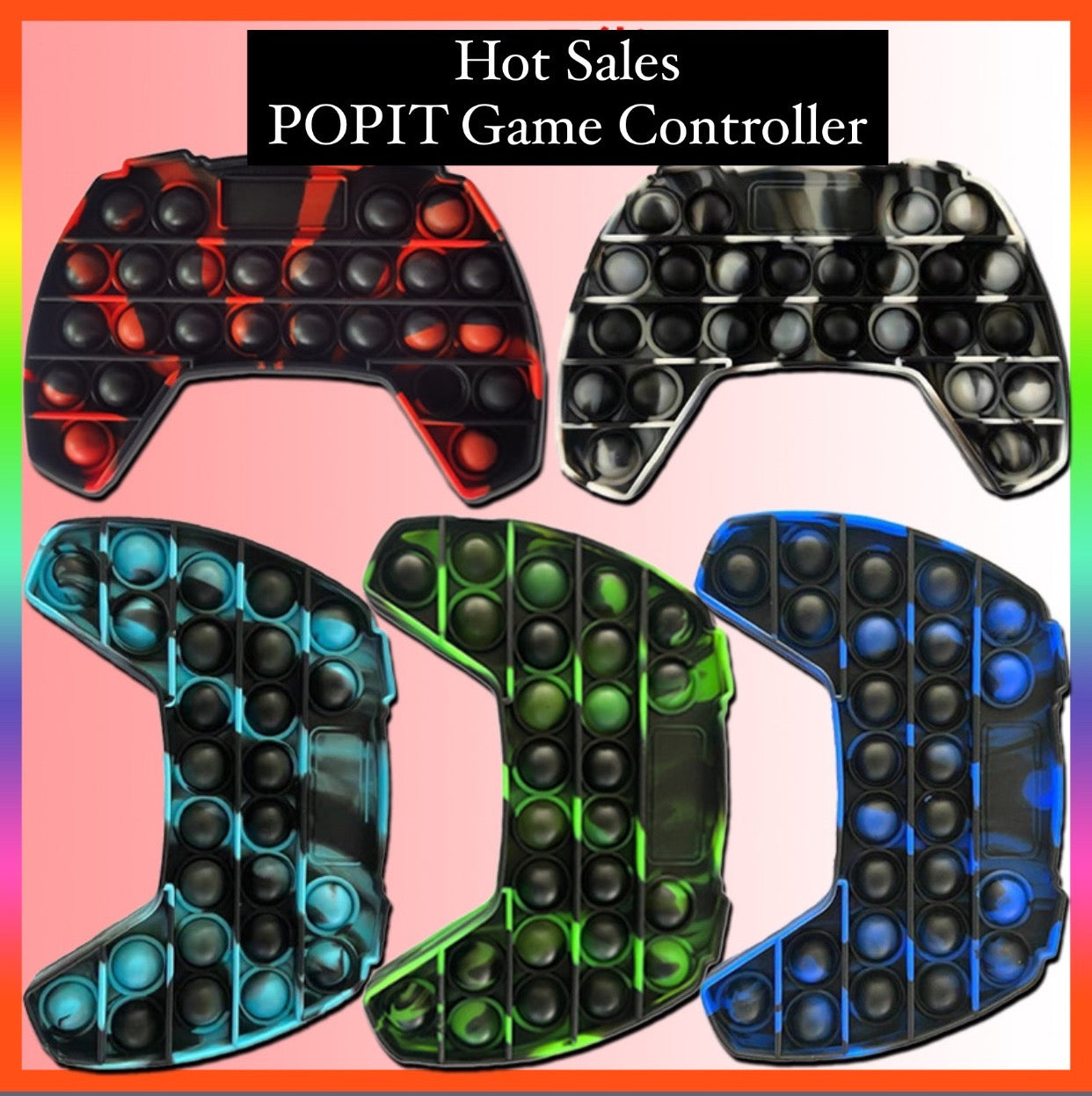 Beautiful Push Pop Fidget Sensory Toy- Game Controller