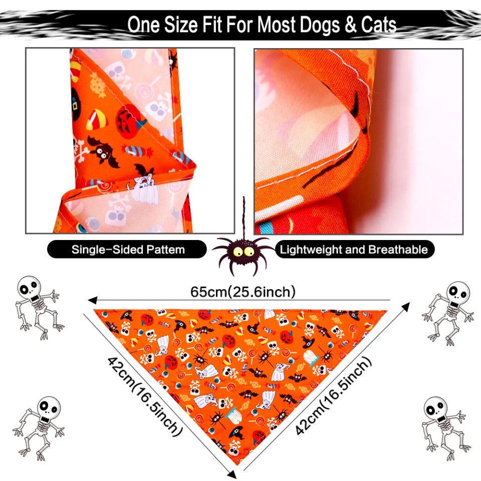 HOT SALES Halloween style bibs for pets