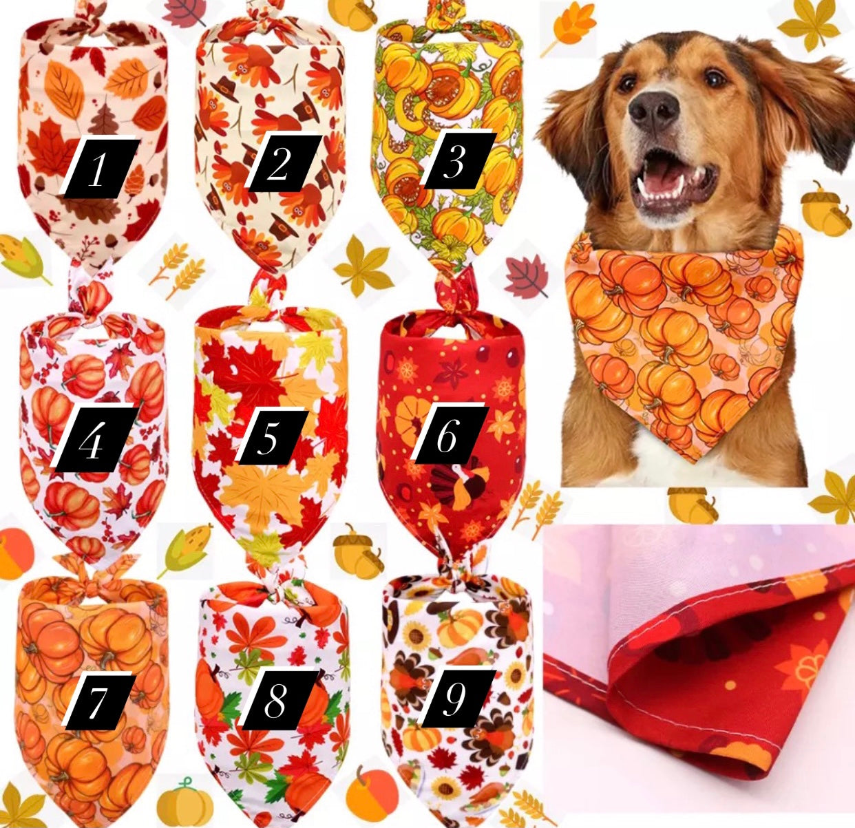 NEW PRODUCT Halloween style bibs for pets