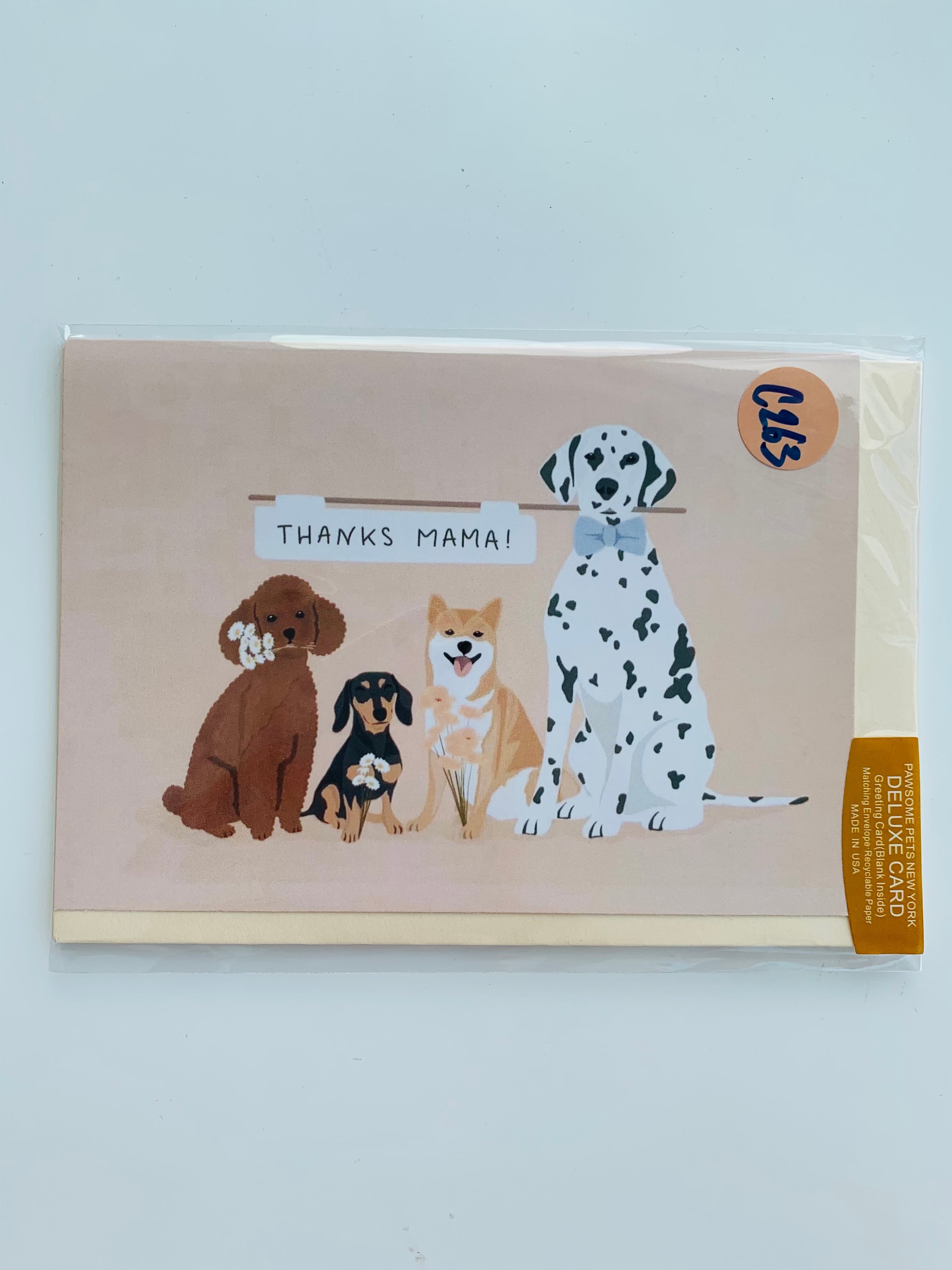 PETS GREETING CARD - #184