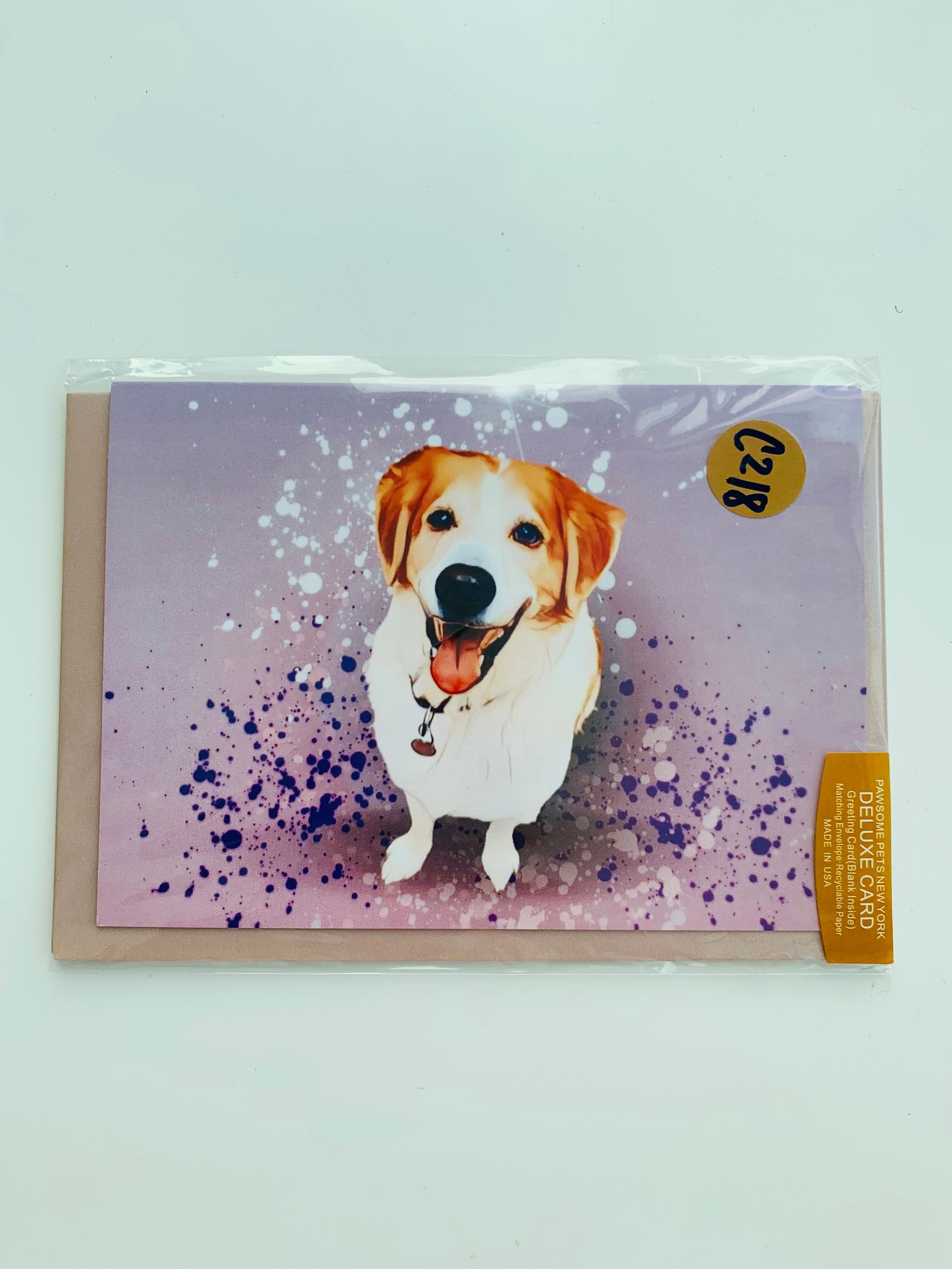 PETS GREETING CARD - #176