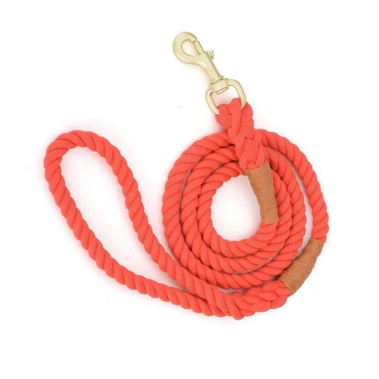 Dog Rope Leash - Grapefruit