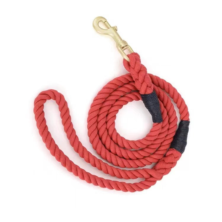 Dog Rope Leash - Cranberry