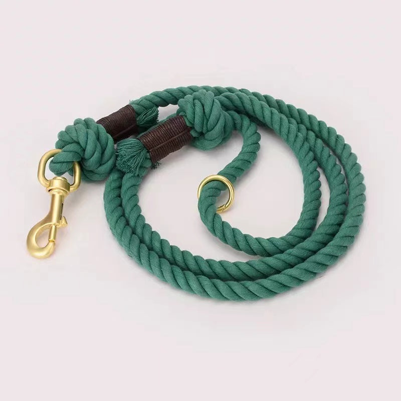 Dog Rope Leash - Emerald