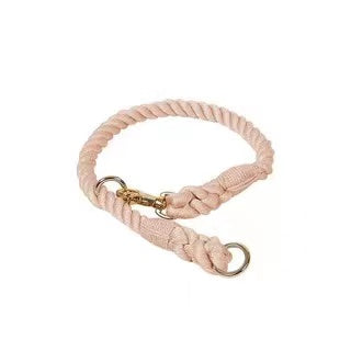 Cotton Rope Collar - Champagne